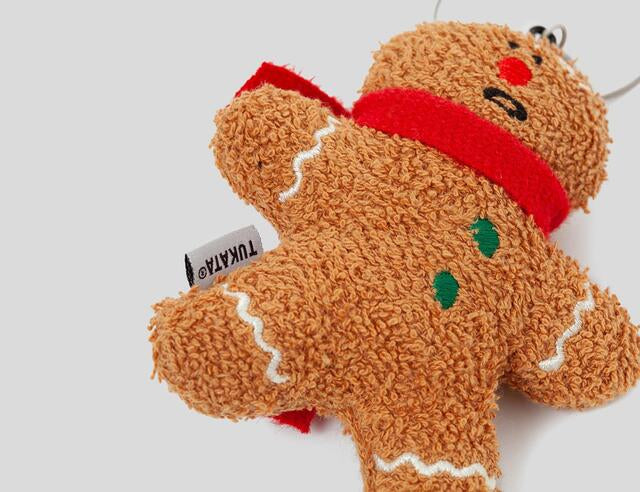 TUKATA HOLIDAY EDITION gingermas (Small) terry-towel doll keyring