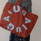 IUGA Big Shopper Bag (Burgundy)