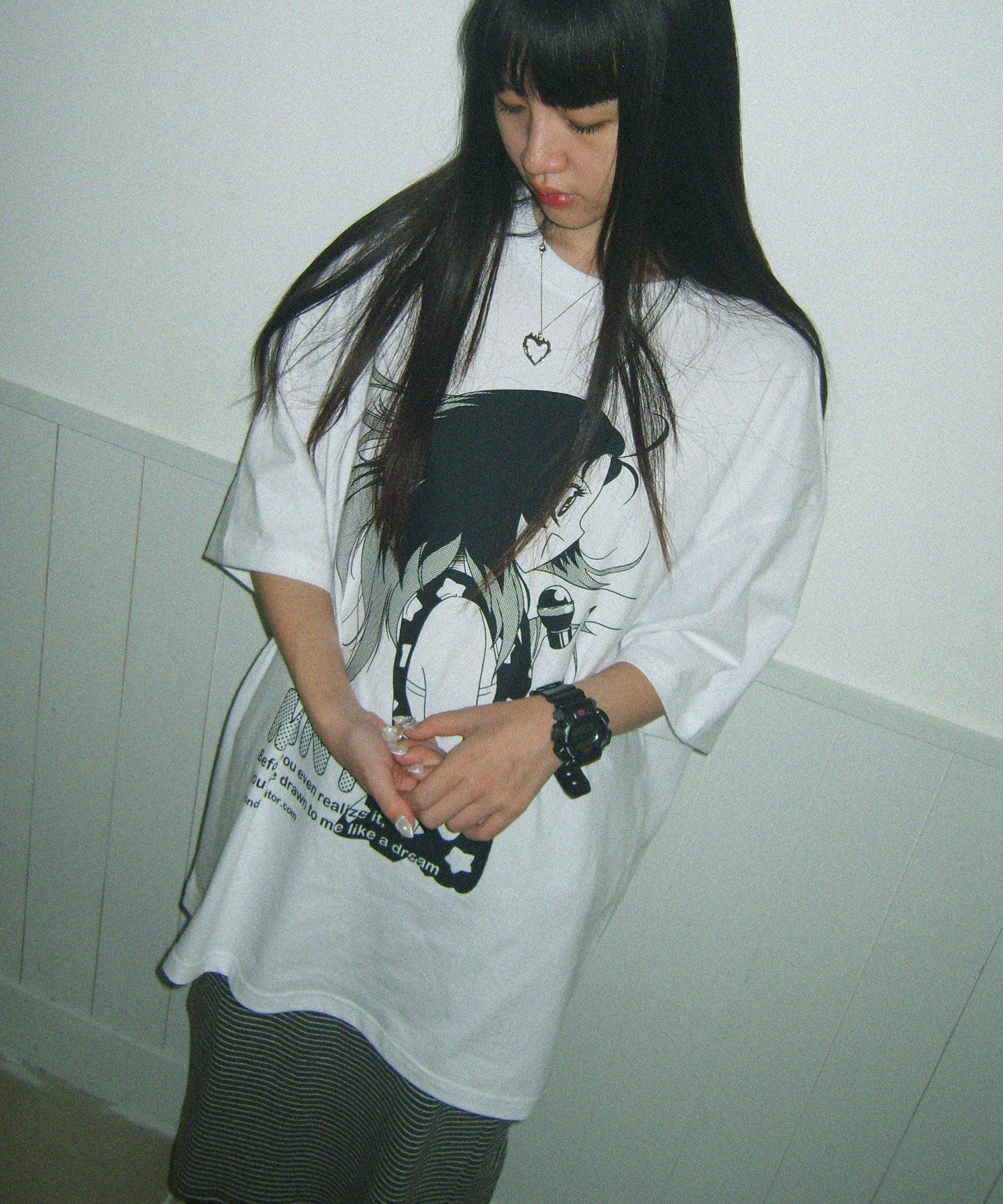 WONDERVISITOR MINT OVERFIT T-SHIRT / 2COLORS