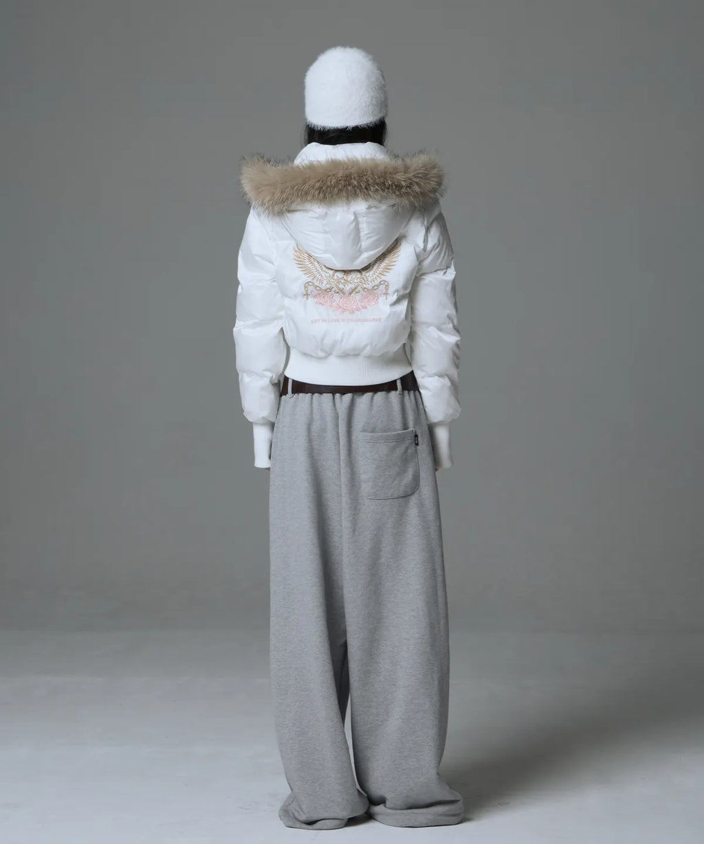 [GILA ARCHIVE] Fur Hood Light Padded Jacket - 2 Colors