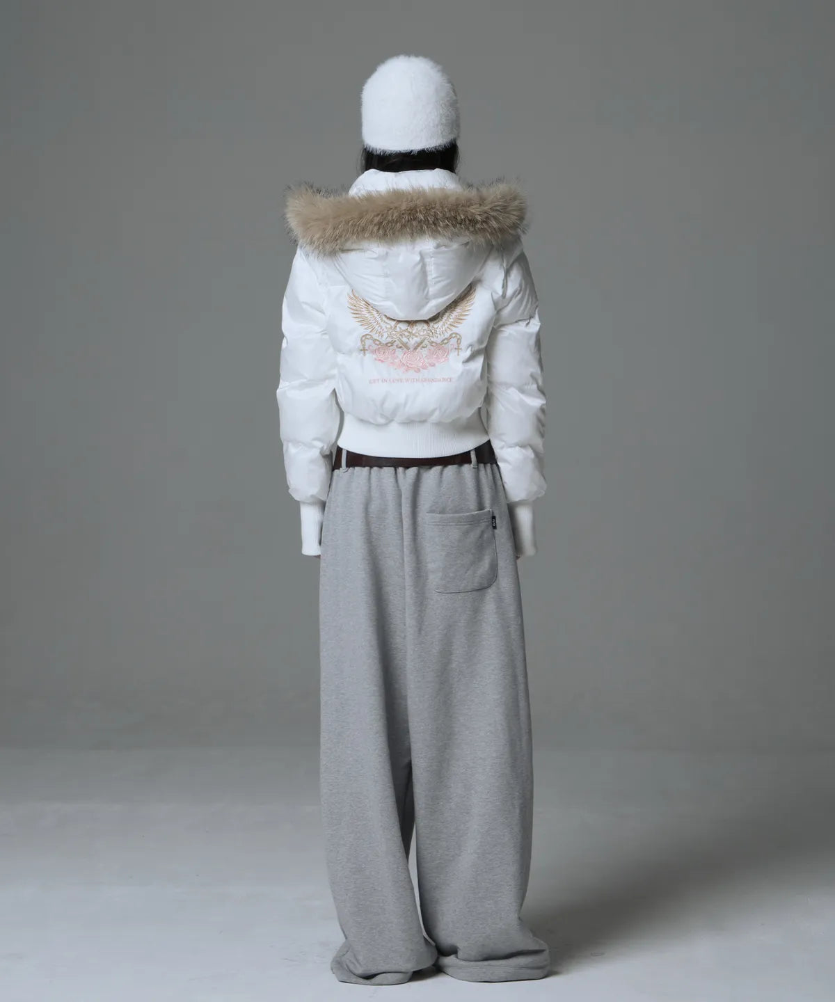 [GILA ARCHIVE] Fur Hood Light Padded Jacket - 2 Colors