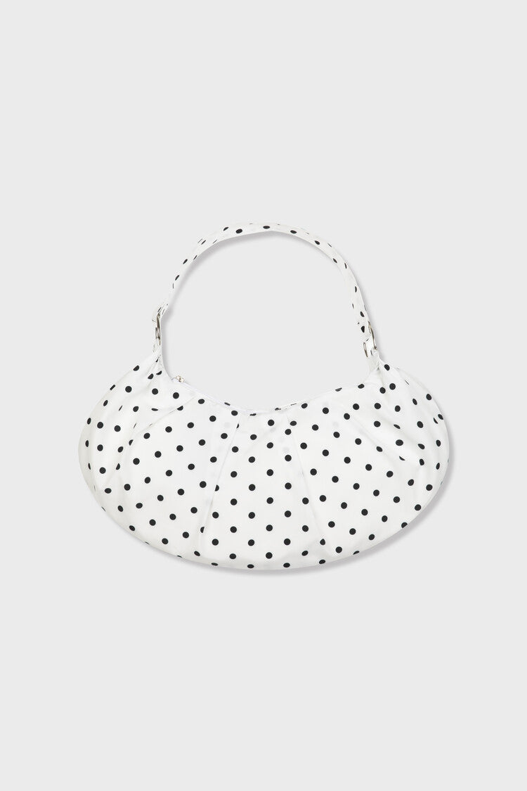 [DIMANCHE] DOTTY SHELL MINI BAG_WHITE