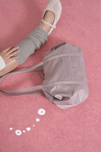 Heeari Aurora Shirring Duffel Bag - Lilac