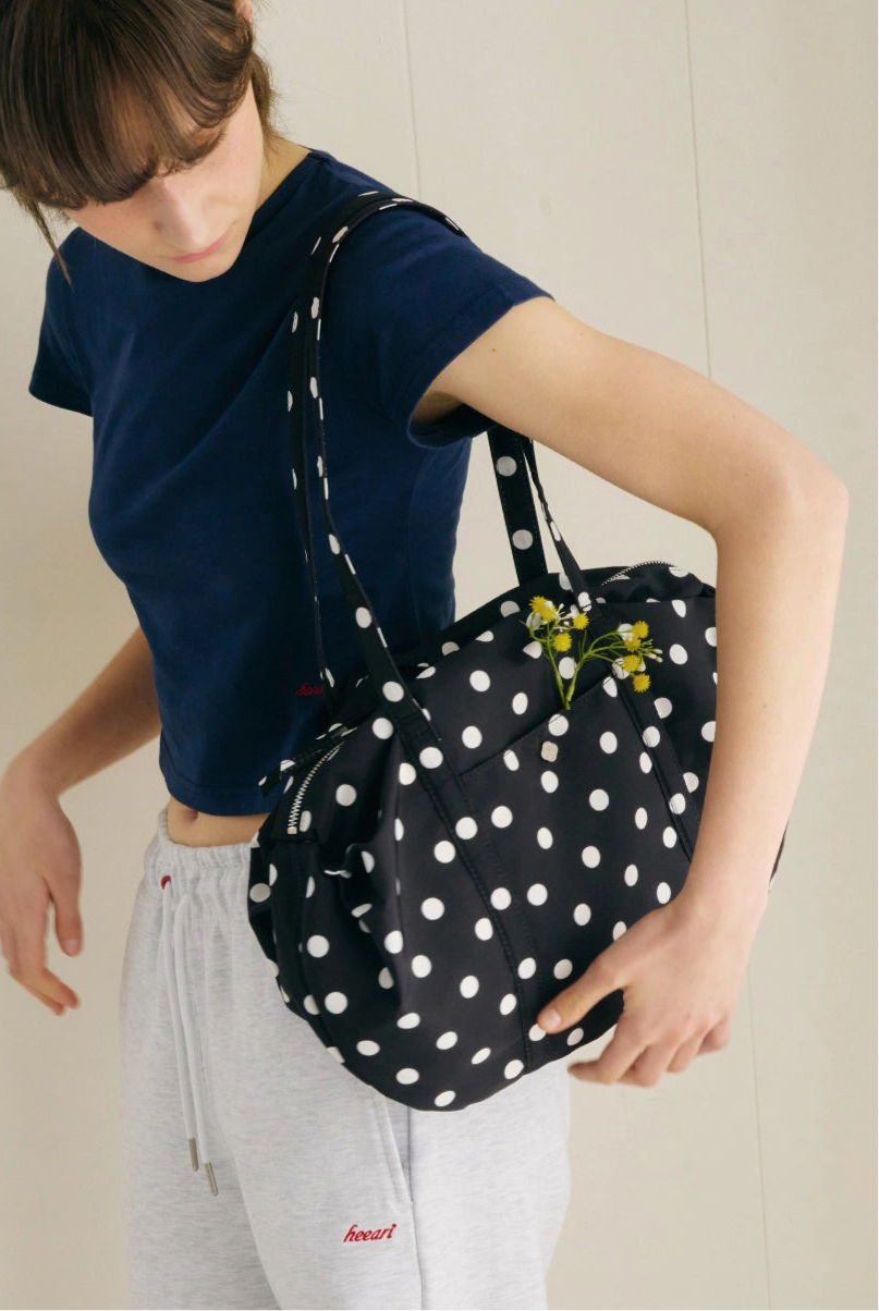 Heeari Aurora Shirring Duffel Bag - Dot