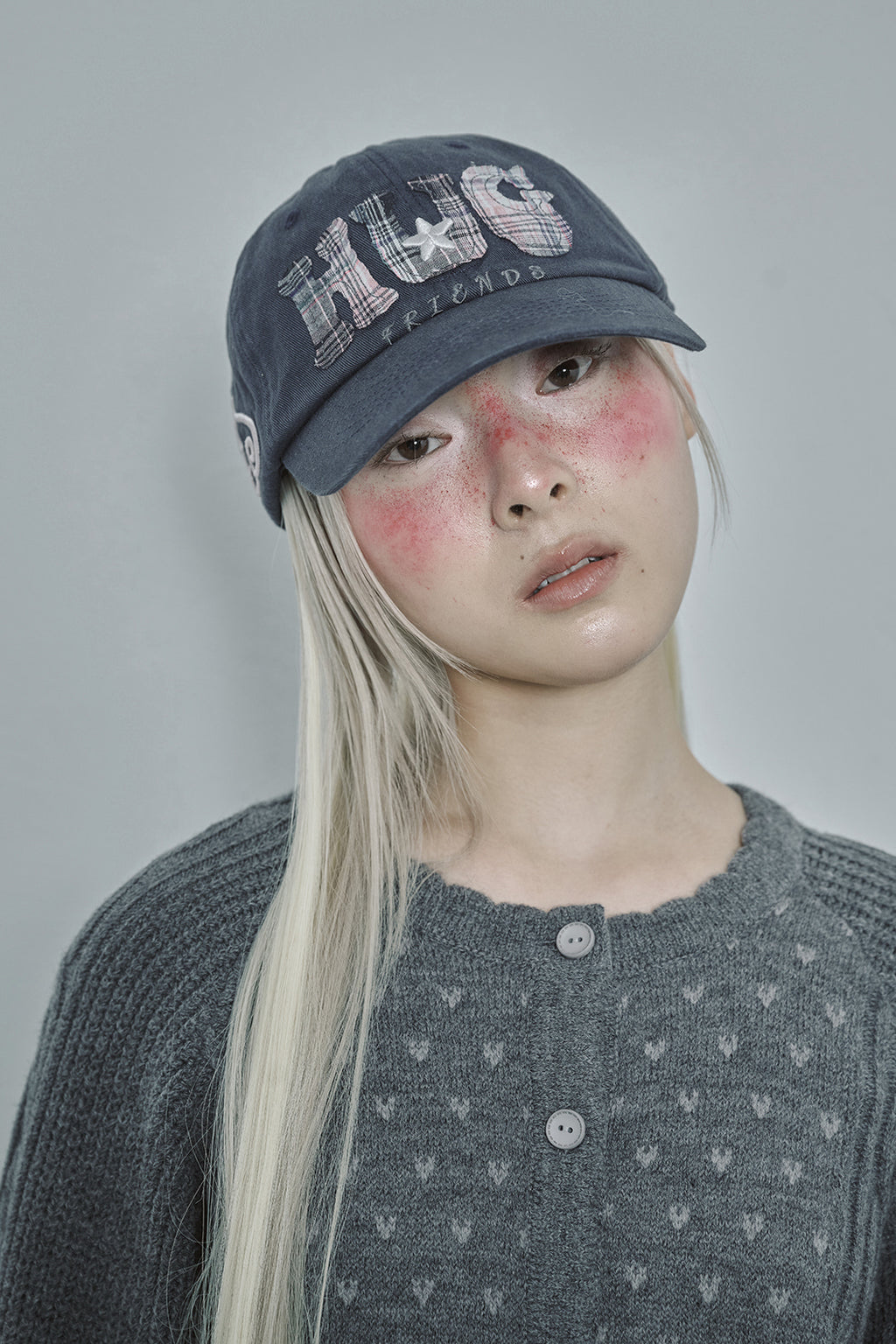 hugyourskin HUG friends cap (Navy)