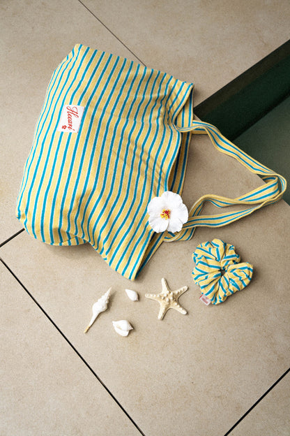 Heeari Poolside Daily Beach Big Bag - Blue Stripe