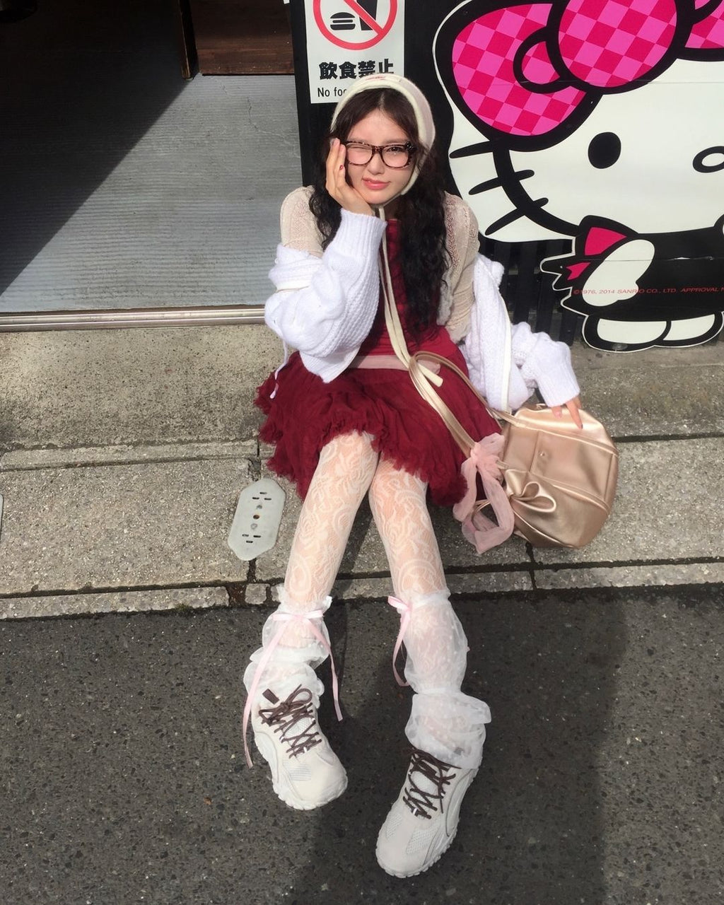 Heeari Aurora Shirring Duffel Bag - Rose Gold