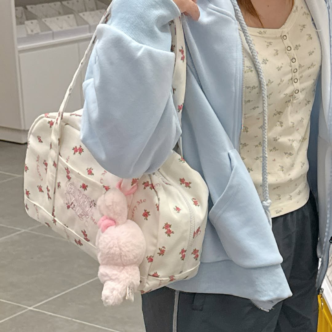 carryme.offical Two Tone Bag / Floral