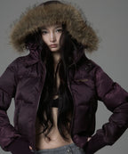 [GILA ARCHIVE] Fur Hood Light Padded Jacket - 2 Colors
