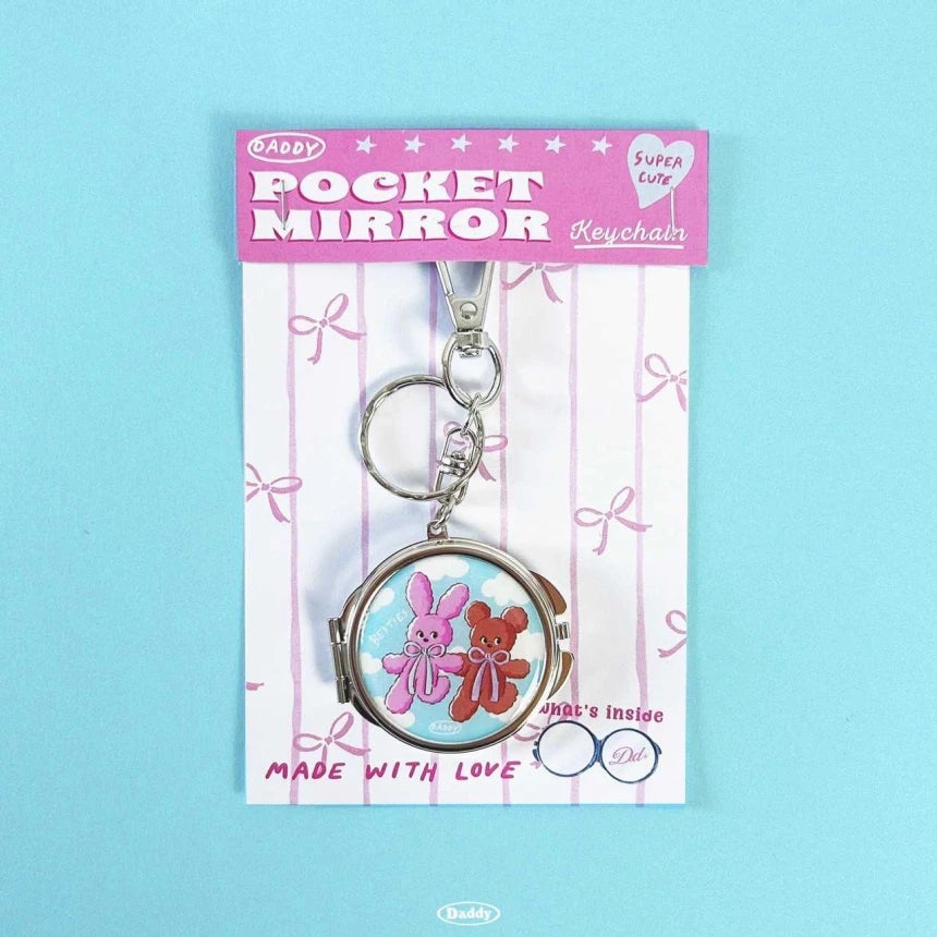 Daddy Ronnie & Lux Mirror Keychain