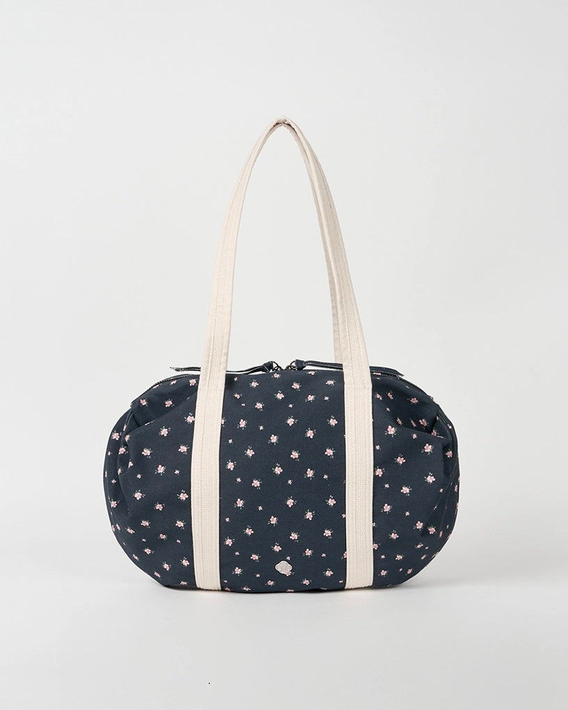 Heeari Aurora Shirring Duffel Bag - Navy Floral