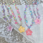 abbie.acc Floral Bright Necklace / 5colors