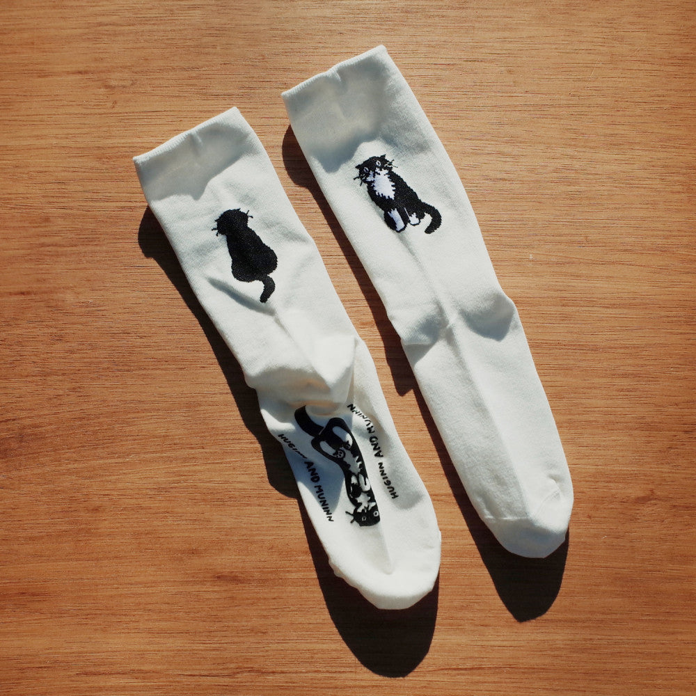 韓國文創 chocolateye with SOCKSTAZ front & back mo socks - made in Korea (by Yeonju Choi)