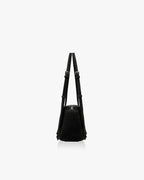 FINDKAPOOR MONO FRINGE BAG 24 - SUEDE BLACK