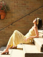 miss mila garden knit set butter