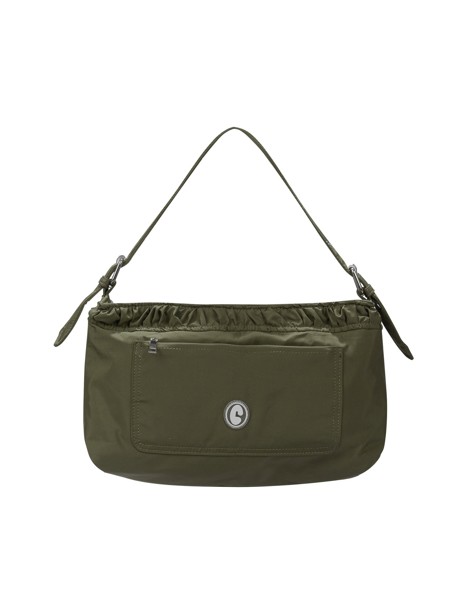 ccorie Cargo Two-pocket Shoulder Bag - khaki