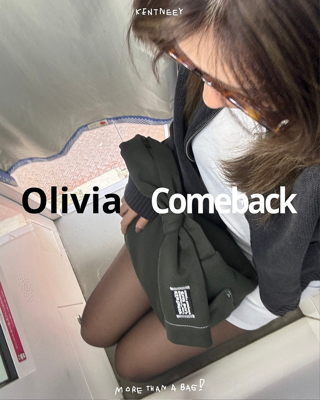 [香港現貨✨] [官方代理💣] KENTNEEY 3-WAY SWEATER DAILY WINDY BAG - Olivia