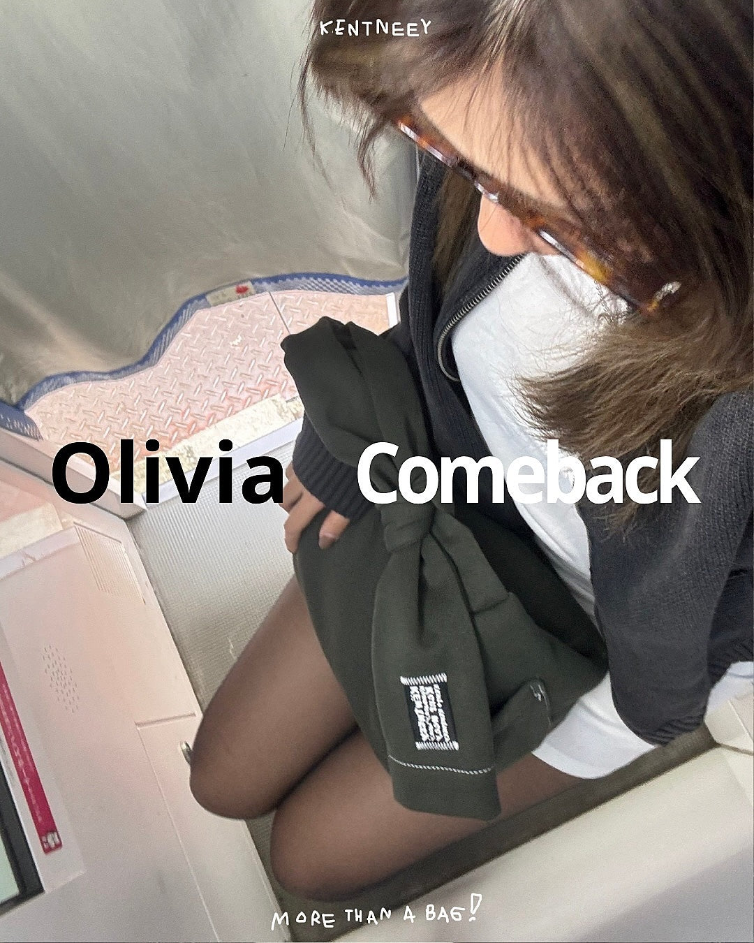 [香港現貨✨] [官方代理💣] KENTNEEY 3-WAY SWEATER DAILY WINDY BAG - Olivia