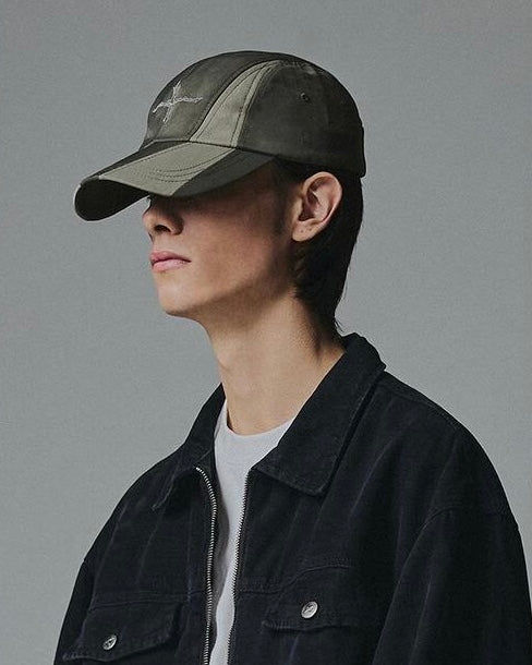 NOT4NERD Cross Symbol Incision Nylon Camp Cap / Khaki