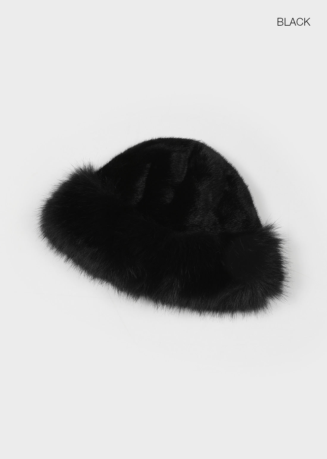 BLACKUP Duriki Fur Bucket Hat