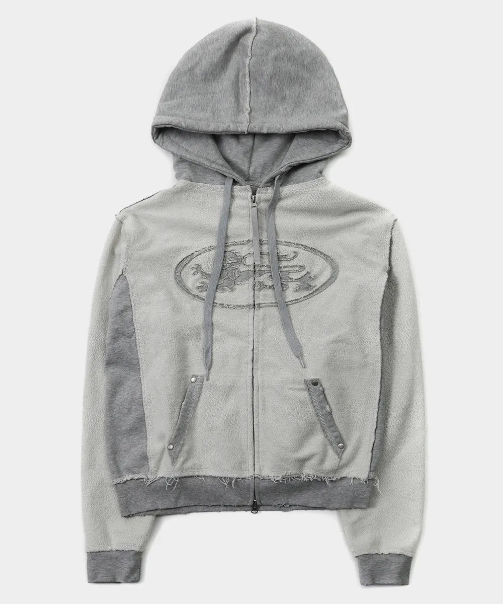 Mystic Capsule Hood Zip-Up - Inside Out Gray