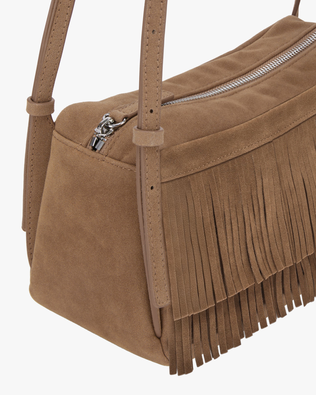 FINDKAPOOR MONO FRINGE BAG 24 - CAMEL