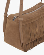 FINDKAPOOR MONO FRINGE BAG 24 - CAMEL