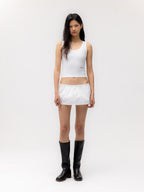 [GLOWNY] G CLASSIC LACE-UP MINI SKIRT_5 COLORS
