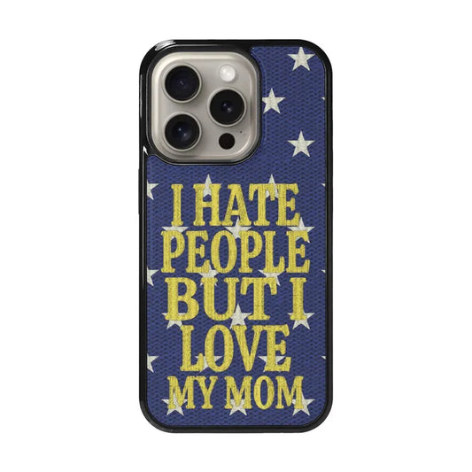 LSC Star Text Blue MagSafe Epoxy Bumper Case