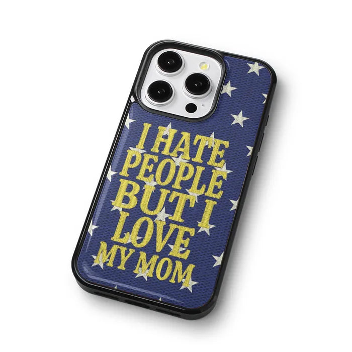 LSC Star Text Blue MagSafe Epoxy Bumper Case