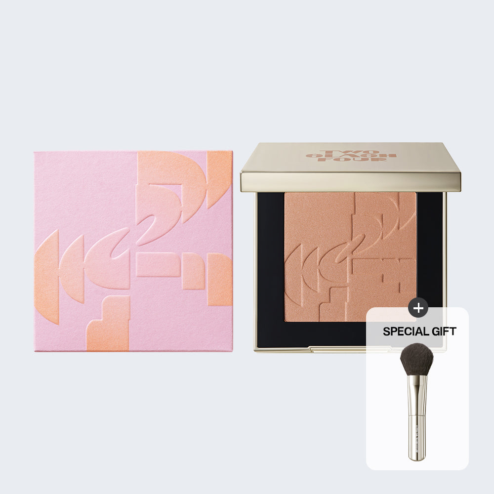 TWO SLASH FOUR All Over Face Blush - 3 BEIGE COLORS