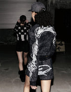 Dark Classic MYM Mohair Boy Shorts - Black