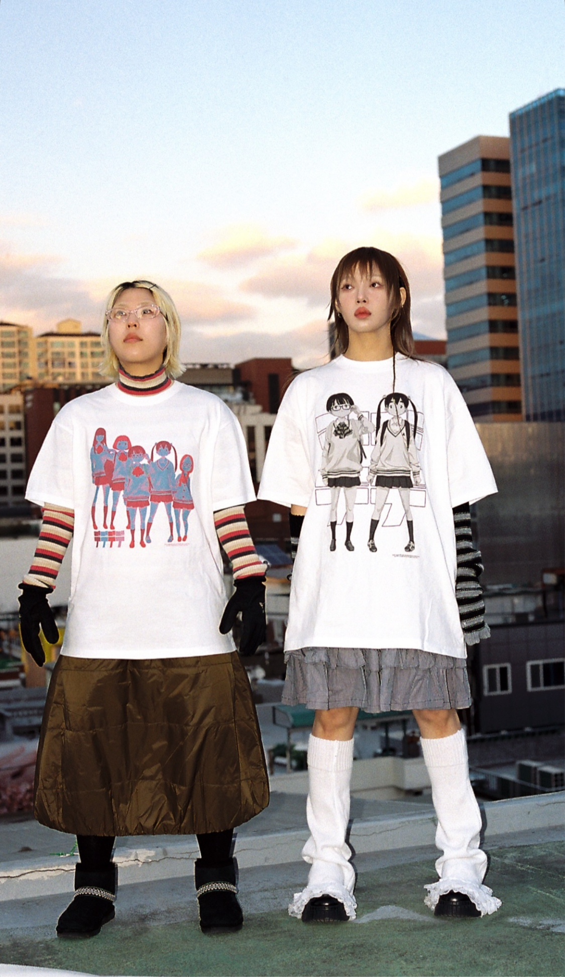 niceghostclub DEDEDEDE PROLOGUE BIGBIG TEE [WHITE]