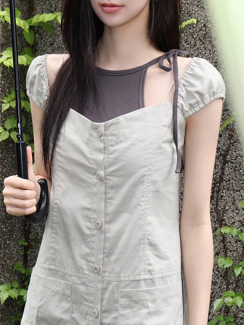 Eki Layered Halter Neck Sleeveless Top (4 Colors)