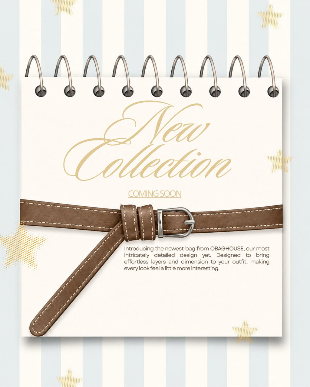 [新品SALE~6.26💓] [獨家代理] [OBAGHOUSE] THE MELLOW BELLE COLLECTION_5 COLORS