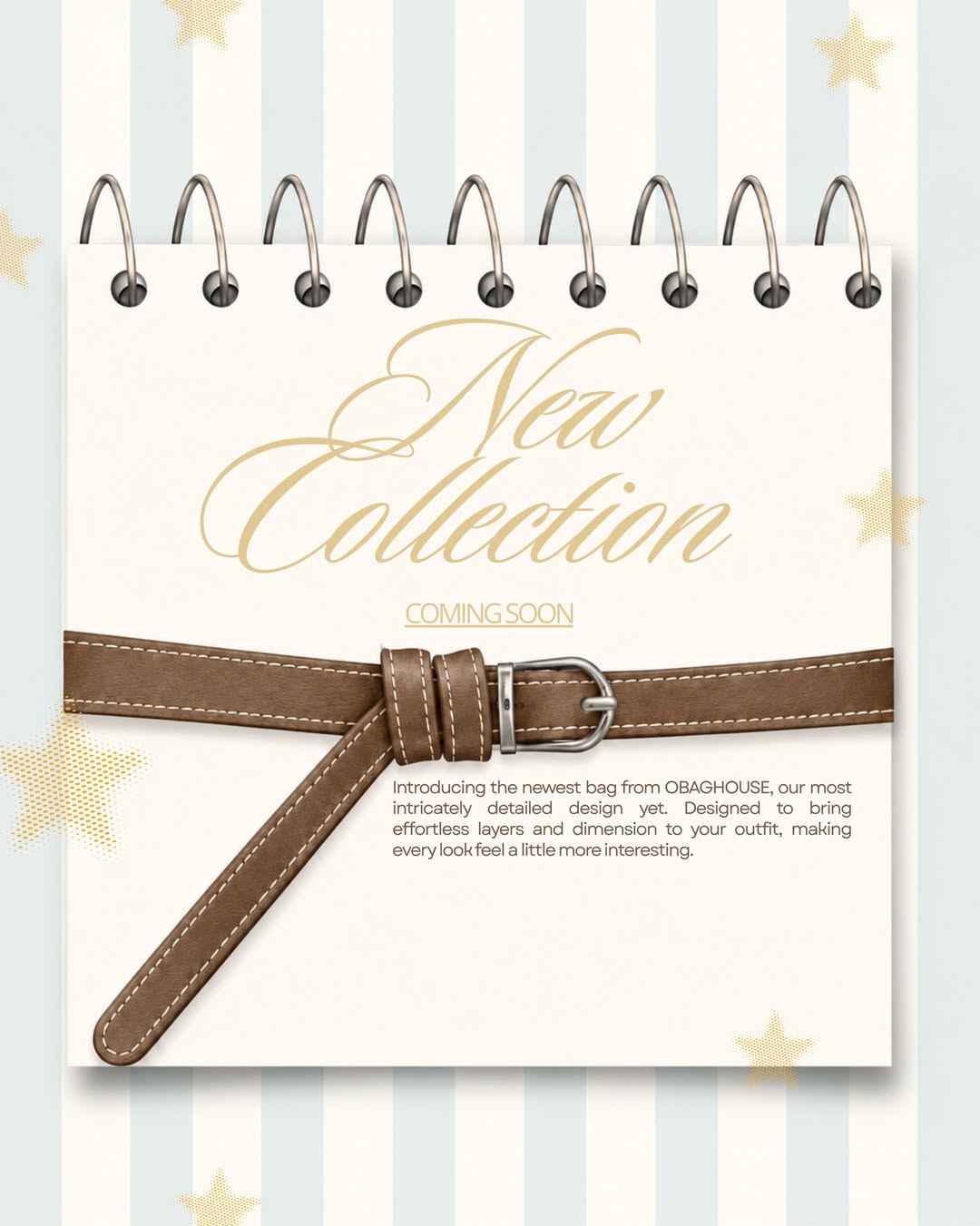 [新品SALE~6.26💓] [獨家代理] [OBAGHOUSE] THE MELLOW BELLE COLLECTION_5 COLORS