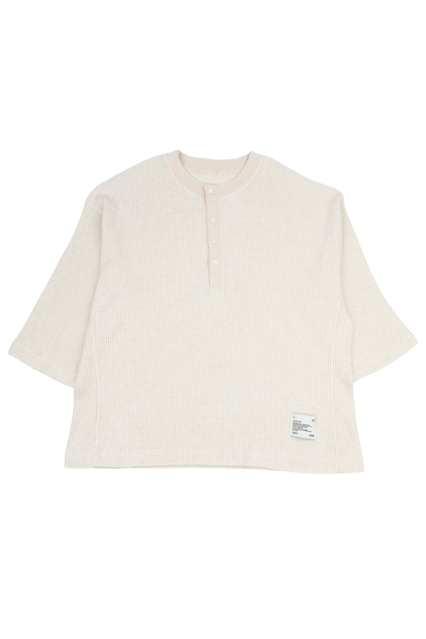 DEPC WAFFLE LONG SLEEVE T-SHIRT – IVORY