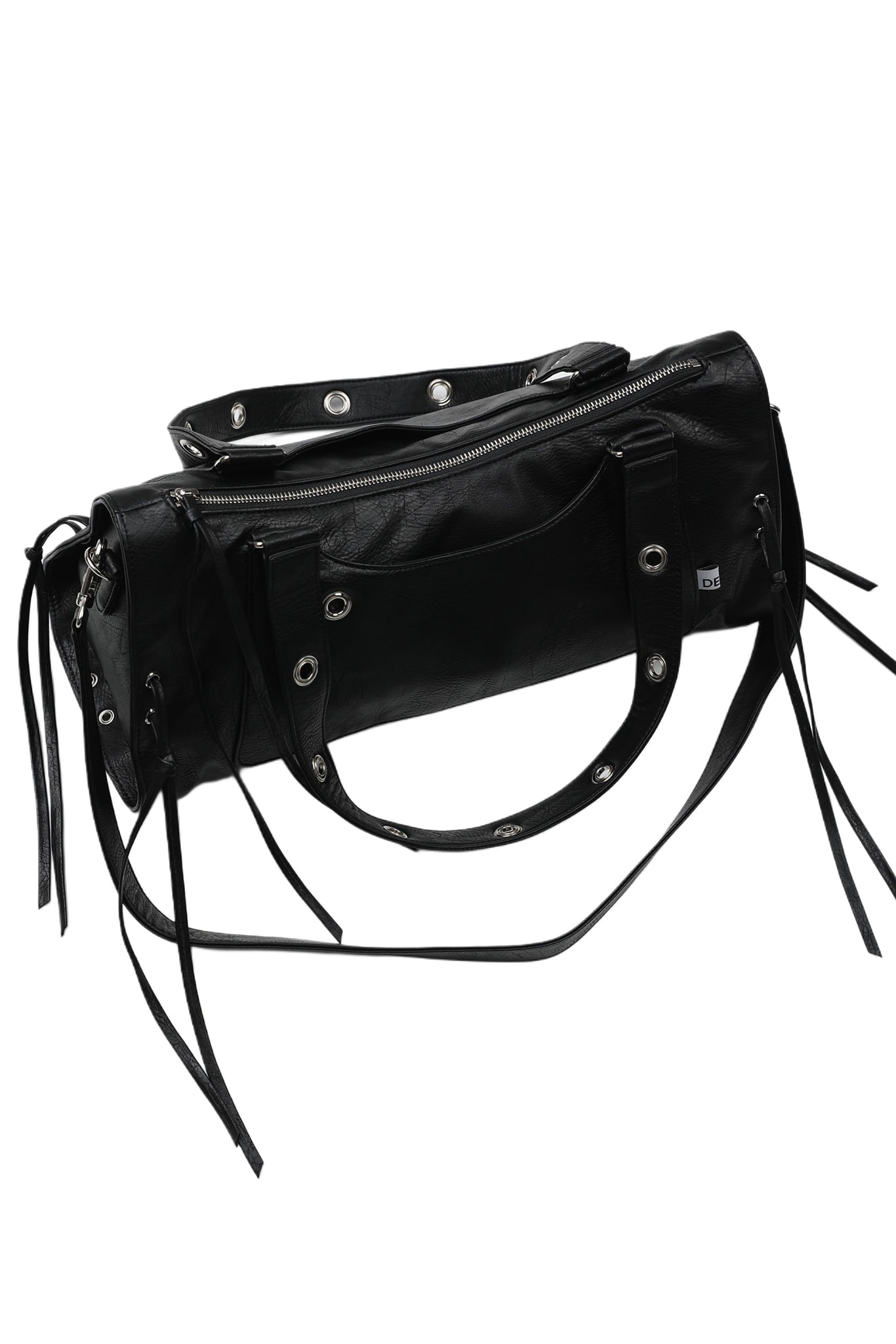 DEPC EYELET LEATHER BAG (VER.3) - BLACK