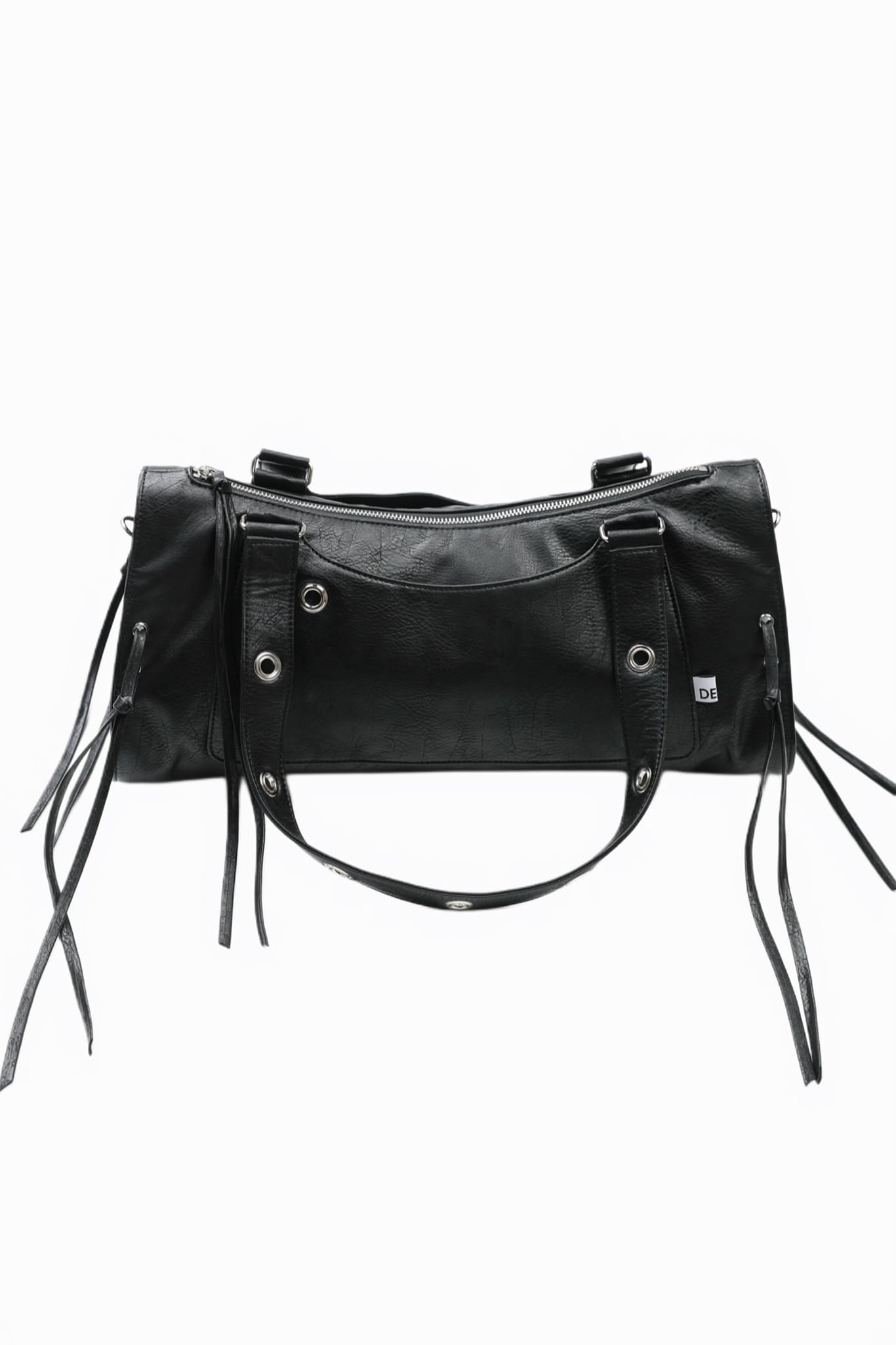 DEPC EYELET LEATHER BAG (VER.3) - BLACK