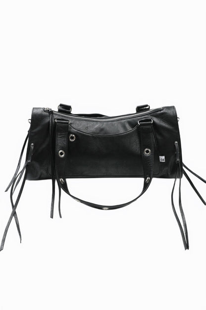 DEPC EYELET LEATHER BAG (VER.3) - BLACK