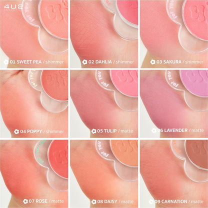 4U2 FLOWER BLUSH🌸 - 9colors