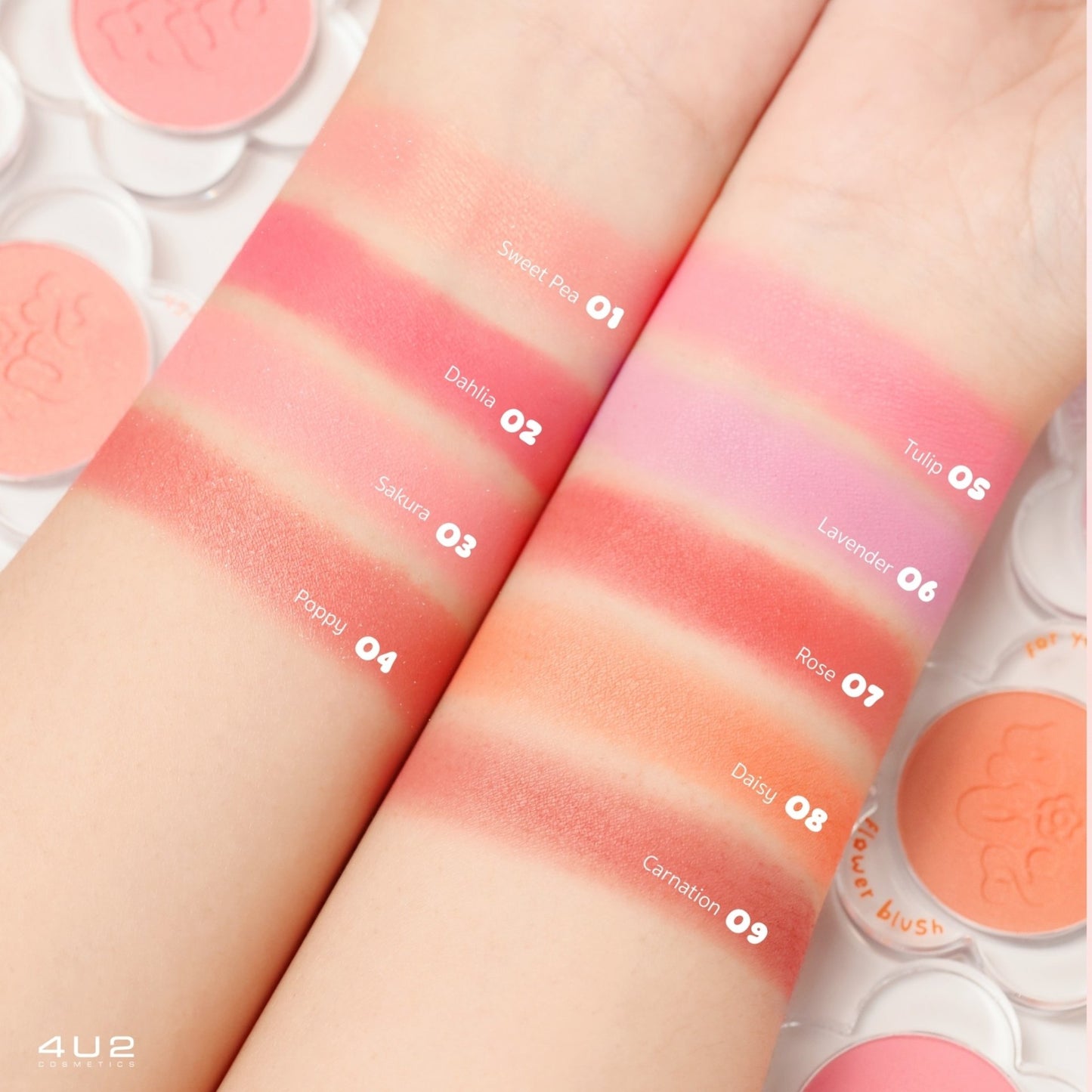 4U2 FLOWER BLUSH🌸 - 9colors