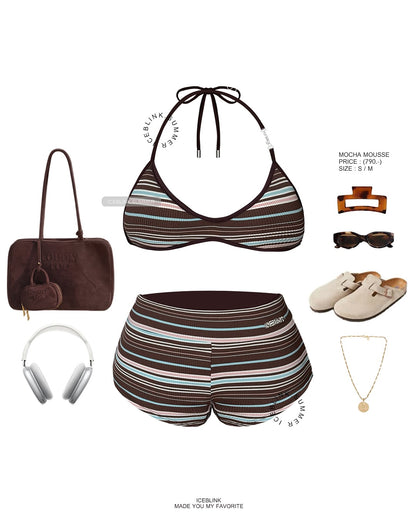 iceblink Mocha Mousse Bikini Set