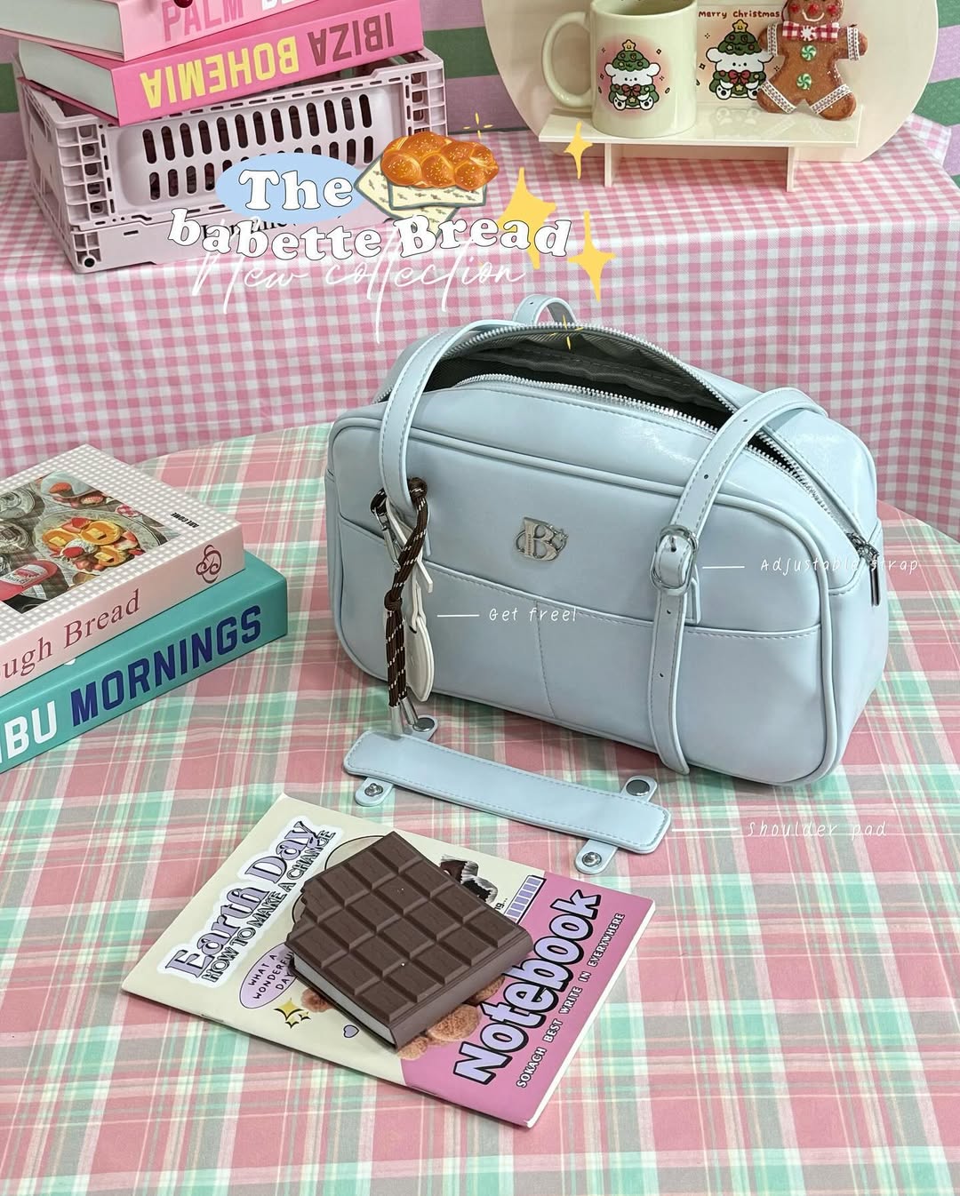 [香港現貨✨] [獨家代理🎀] The Babette Bread Shoulder Bag / Cloudy Delight