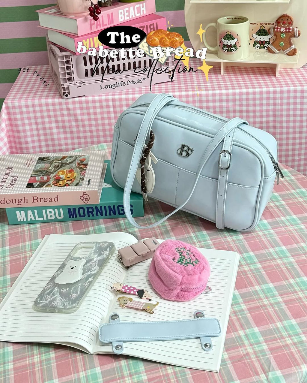 [香港現貨✨] [獨家代理🎀] The Babette Bread Shoulder Bag / Cloudy Delight