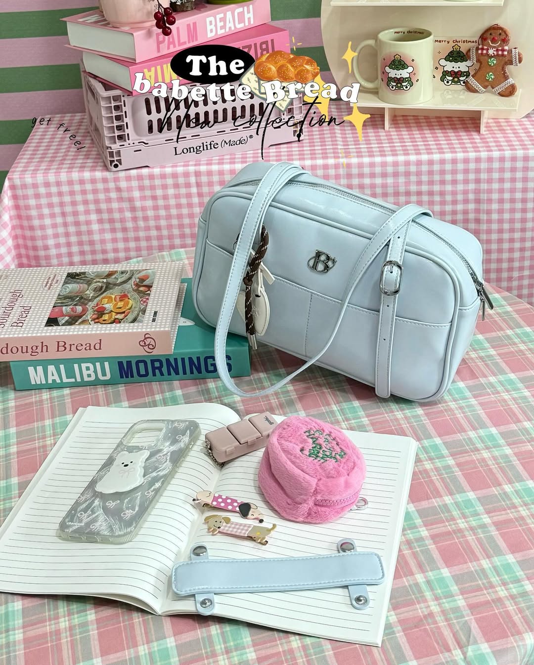 [香港現貨✨] [獨家代理🎀] The Babette Bread Shoulder Bag / Cloudy Delight