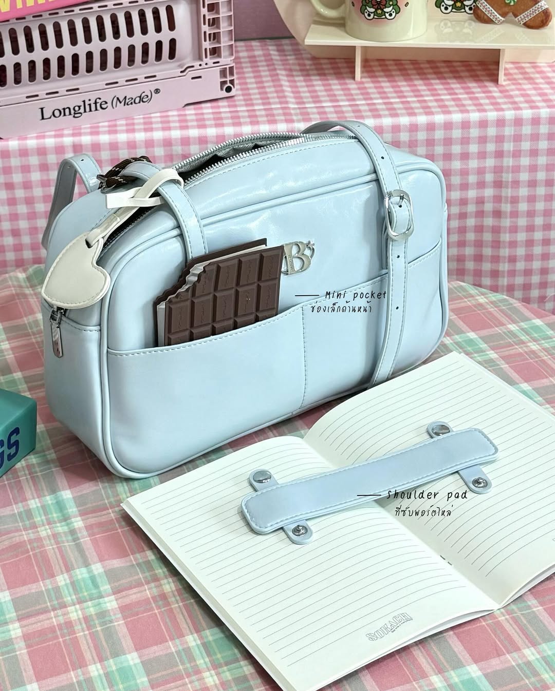 [香港現貨✨] [獨家代理🎀] The Babette Bread Shoulder Bag / Cloudy Delight