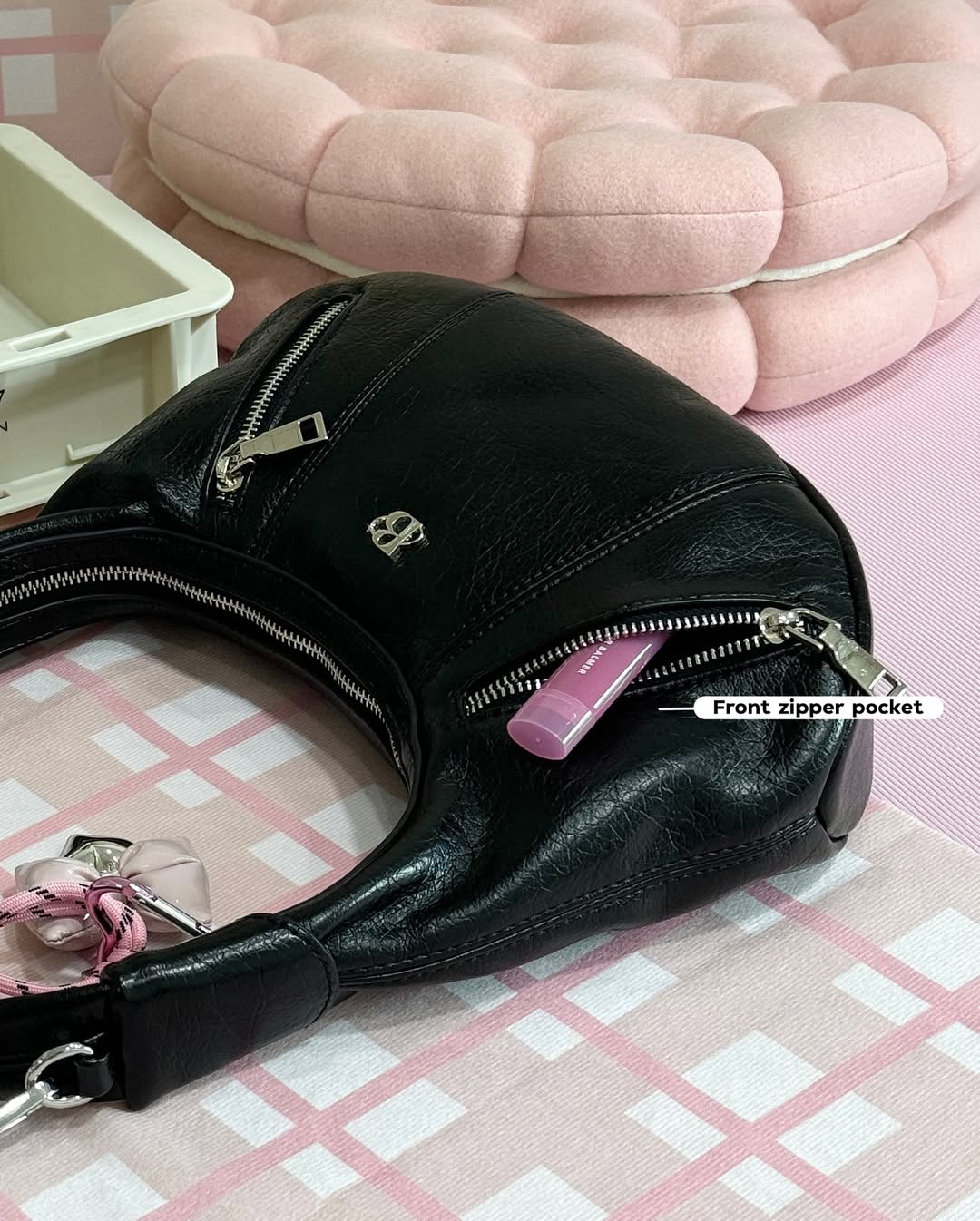 [香港現貨✨] [獨家代理🎀] Zoey Shoulder Bag - black