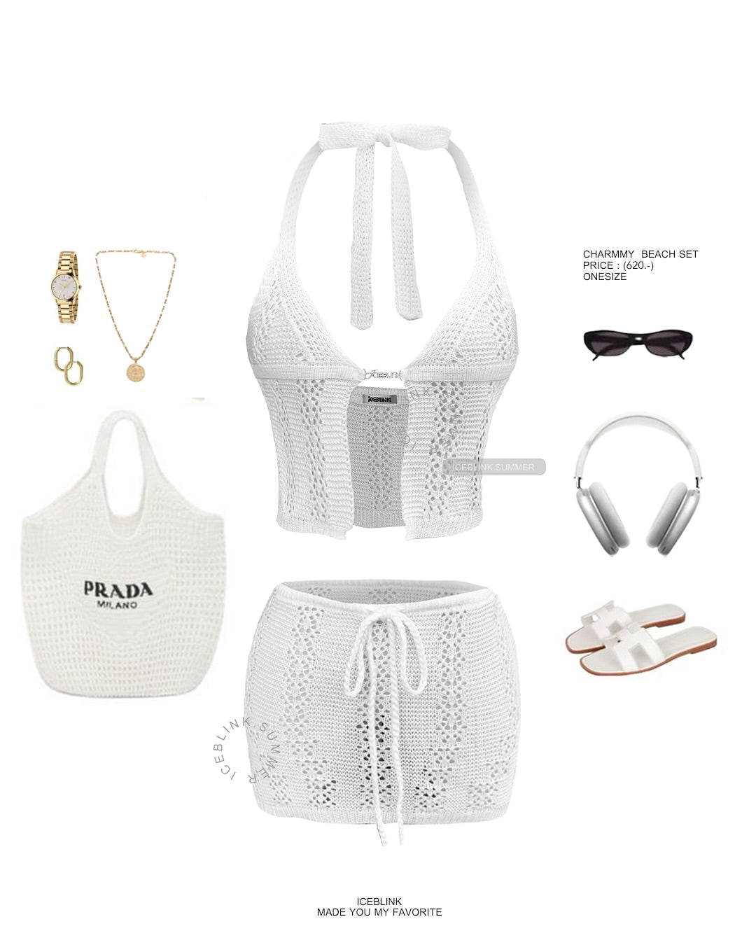iceblink Charmmy Beach Set
