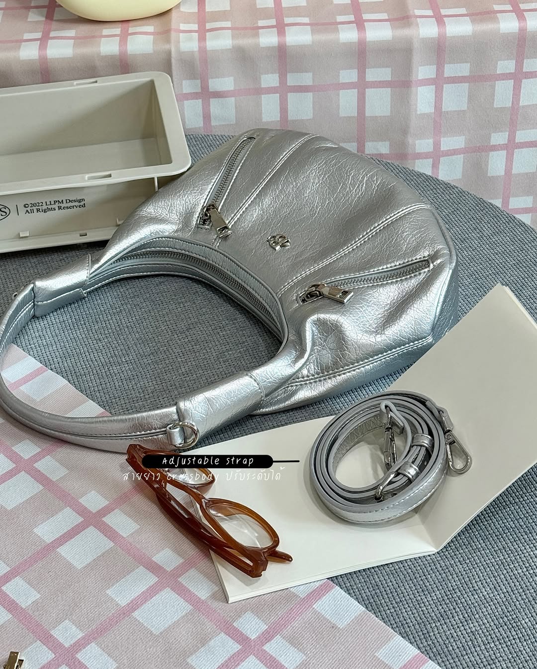 [香港現貨✨] [獨家代理🎀] Zoey Shoulder Bag - silver